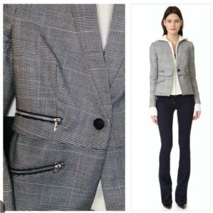 Veronica Beard Gray Plaid Blazer